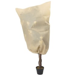 vidaXL Cubierta para plantas con cordón 4 uds 70 g/m² 0,8x1 m