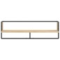 vidaXL Estante de pared con barra roble Sonoma 100x25x30 cm vidaXL Estante de pared con barra roble Sonoma 100x25x30 cm