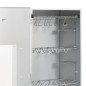 vidaXL Horno ahumador de BBQ con generador humo frío acero galvanizado