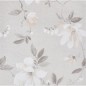 vidaXL Papel pintado de pared 3D estampado de flores gris vidaXL Papel pintado de pared 3D estampado de flores gris