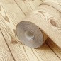 vidaXL Papel pintado de pared 3D vetas de madera marrón vidaXL Papel pintado de pared 3D vetas de madera marrón