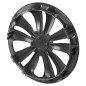 ProPlus Juego de tapacubos 4 unidades Terra plateado y negro 16" ProPlus Juego de tapacubos 4 unidades Terra plateado y negro 16"