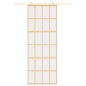 vidaXL Puerta corredera dorada de vidrio ESG transparente y aluminio vidaXL Puerta corredera dorada de vidrio ESG transparente y aluminio