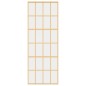 vidaXL Puerta corredera dorada de vidrio ESG transparente y aluminio vidaXL Puerta corredera dorada de vidrio ESG transparente y aluminio