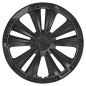 ProPlus Juego de tapacubos 4 unidades Terra plateado y negro 16" ProPlus Juego de tapacubos 4 unidades Terra plateado y negro 16"