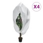 vidaXL Cubiertas para plantas con cremallera 4 uds 70 g/m² 3,93x3 m vidaXL Cubiertas para plantas con cremallera 4 uds 70 g/m² 3,93x3 m