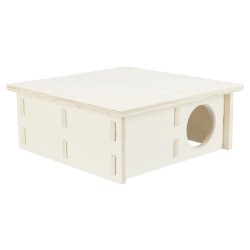 TRIXIE Casa para roedores con 4 estancias madera 30x12x30 cm