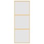 vidaXL Puerta corredera dorada vidrio ESG esmerilado aluminio 76x205cm vidaXL Puerta corredera dorada vidrio ESG esmerilado aluminio 76x205cm