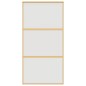 vidaXL Puerta corredera dorada de vidrio ESG esmerilado y aluminio vidaXL Puerta corredera dorada de vidrio ESG esmerilado y aluminio