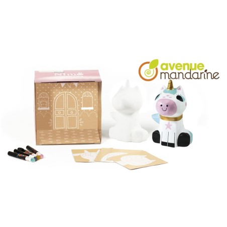 Avenue Mandarine Set de dibujo Nimo Deco Michele the Unicorn