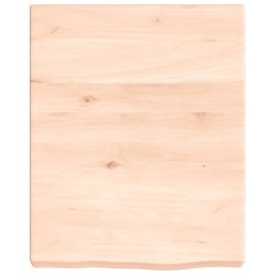 vidaXL Estante de pared madera maciza roble sin tratar 40x50x(2-6) cm