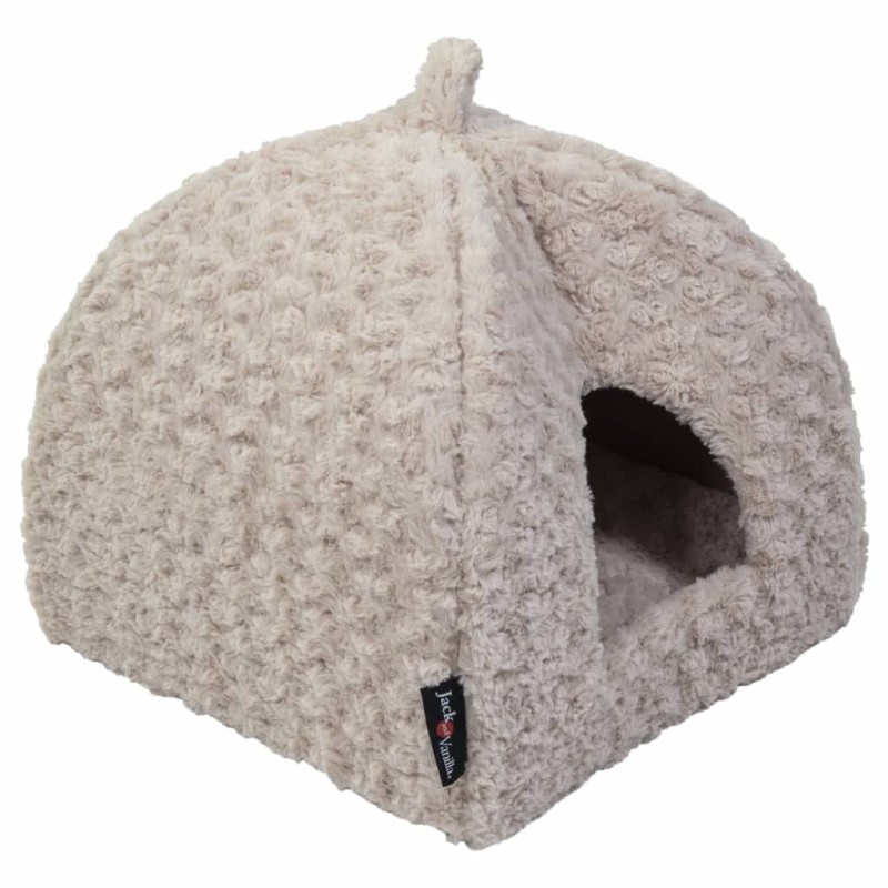 Jack and Vanilla Iglú para mascotas Softy XS 40x40x40 cm roseta beige Jack and Vanilla Iglú para mascotas Softy XS 40x40x40 cm roseta beige
