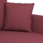 vidaXL Sofá de 2 plazas de tela rojo tinto 140 cm vidaXL Sofá de 2 plazas de tela rojo tinto 140 cm