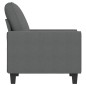 vidaXL Sillón de tela gris oscuro 60 cm vidaXL Sillón de tela gris oscuro 60 cm