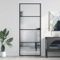 vidaXL Puerta interior delgada negra vidrio y aluminio 83x201,5 cm vidaXL Puerta interior delgada negra vidrio y aluminio 83x201,5 cm