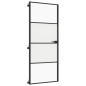 vidaXL Puerta interior delgada negra vidrio y aluminio 83x201,5 cm vidaXL Puerta interior delgada negra vidrio y aluminio 83x201,5 cm