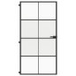 vidaXL Puerta interior delgada negra vidrio y aluminio 102,5x201,5 cm vidaXL Puerta interior delgada negra vidrio y aluminio 102,5x201,5 cm