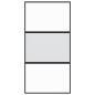 vidaXL Puerta corredera vidrio templado y aluminio negra 102,5x205 cm vidaXL Puerta corredera vidrio templado y aluminio negra 102,5x205 cm