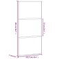 vidaXL Puerta corredera vidrio templado y aluminio negra 102,5x205 cm vidaXL Puerta corredera vidrio templado y aluminio negra 102,5x205 cm