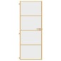 vidaXL Puerta de interior dorada vidrio templado y aluminio 76x201,5cm vidaXL Puerta de interior dorada vidrio templado y aluminio 76x201,5cm