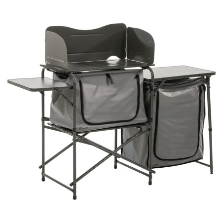 Travellife Cocina de camping plegable Toledo gris oscuro