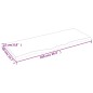 vidaXL Estante de pared madera maciza de roble sin tratar 100x40x2 cm