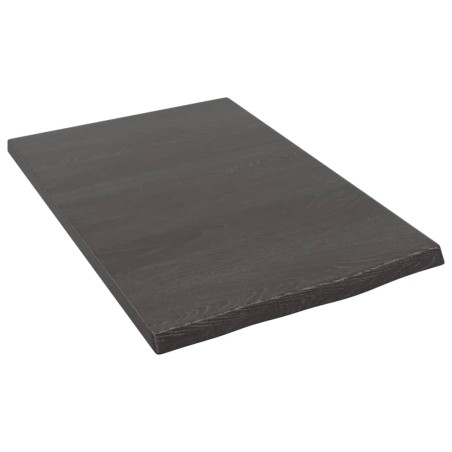 vidaXL Estante de pared madera roble tratada marrón oscuro 40x60x2 cm