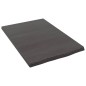 vidaXL Estante de pared madera roble tratada marrón oscuro 40x60x2 cm vidaXL Estante de pared madera roble tratada marrón oscuro 40x60x2 cm