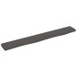 vidaXL Estante de pared madera roble tratada marrón oscuro 80x10x2 cm vidaXL Estante de pared madera roble tratada marrón oscuro 80x10x2 cm
