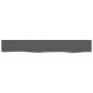 vidaXL Estante de pared madera roble tratada marrón oscuro 80x10x2 cm vidaXL Estante de pared madera roble tratada marrón oscuro 80x10x2 cm