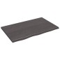 vidaXL Estante de pared madera roble tratada marrón oscuro 80x50x2 cm vidaXL Estante de pared madera roble tratada marrón oscuro 80x50x2 cm