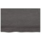 vidaXL Estante de pared madera roble tratada marrón oscuro 80x50x2 cm vidaXL Estante de pared madera roble tratada marrón oscuro 80x50x2 cm