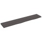 vidaXL Estante de pared madera roble tratada marrón oscuro 100x20x2 cm vidaXL Estante de pared madera roble tratada marrón oscuro 100x20x2 cm
