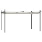 vidaXL Pérgola con cubierta retráctil color crema 395x292x230 cm vidaXL Pérgola con cubierta retráctil color crema 395x292x230 cm