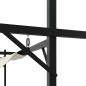 vidaXL Pérgola con cubierta retráctil color crema 395x292x230 cm vidaXL Pérgola con cubierta retráctil color crema 395x292x230 cm