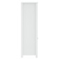 vidaXL Mueble de baño BERG madera maciza de pino blanco 69,5x34x110 cm