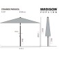 Madison Sombrilla Elba color crudo 300 cm Madison Sombrilla Elba color crudo 300 cm