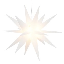 vidaXL Lámpara de Navidad con LED plegable blanca 57 cm