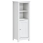 vidaXL Mueble de baño BERG madera maciza de pino blanco 40x34x110 cm vidaXL Mueble de baño BERG madera maciza de pino blanco 40x34x110 cm