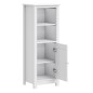 vidaXL Mueble de baño BERG madera maciza de pino blanco 40x34x110 cm vidaXL Mueble de baño BERG madera maciza de pino blanco 40x34x110 cm