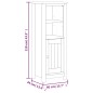 vidaXL Mueble de baño BERG madera maciza de pino blanco 40x34x110 cm vidaXL Mueble de baño BERG madera maciza de pino blanco 40x34x110 cm