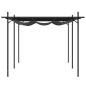 vidaXL Pérgola con cubierta retráctil gris antracita 589x292x230 cm vidaXL Pérgola con cubierta retráctil gris antracita 589x292x230 cm