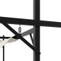 vidaXL Pérgola con cubierta retráctil color crema 589x292x230 cm vidaXL Pérgola con cubierta retráctil color crema 589x292x230 cm