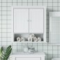 vidaXL Mueble de pared baño BERG madera maciza blanco 69,5x27x71,5 cm vidaXL Mueble de pared baño BERG madera maciza blanco 69,5x27x71,5 cm