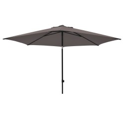 Madison Sombrilla Mykanos gris taupé 250 cm