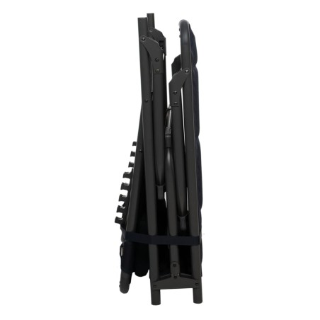 Travellife Tumbona de camping plegable Barletta Relax negro