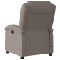 vidaXL Sillón de masaje reclinable de tela gris taupé vidaXL Sillón de masaje reclinable de tela gris taupé