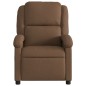 vidaXL Sillón reclinable con masaje de tela marrón vidaXL Sillón reclinable con masaje de tela marrón