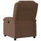 vidaXL Sillón reclinable con masaje de tela marrón vidaXL Sillón reclinable con masaje de tela marrón