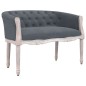 vidaXL Banco de terciopelo gris oscuro 98x56x69 cm vidaXL Banco de terciopelo gris oscuro 98x56x69 cm